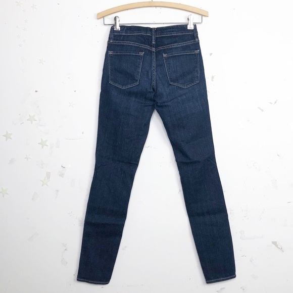 FRAME Le Skinny de Jeanne size 25 dark wash jeans - Picture 3 of 9